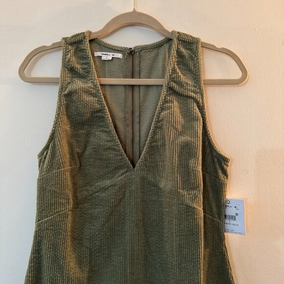 O'Neill Corduroy Mini Dress, Dark Green, S - Picture 8 of 10